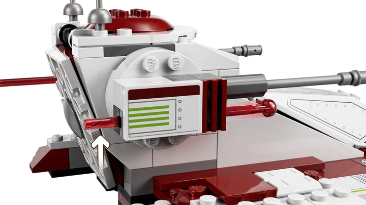 Конструктор Lego Star Wars Боевой танк Республики 262 детали (75342) - изображение 9