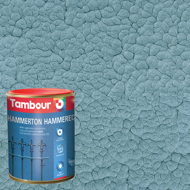 Краска по металлу HAMMERTON HAMMERED молотковый эффект 319 - изображение 3