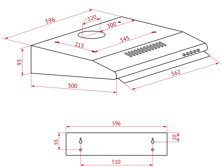 Вытяжка Perfelli PL 6144 I LED - изображение 12