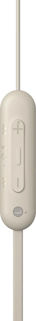 Słuchawki Sony WI-C100 Wireless Beige (WIC100C.CE7) - obraz 3
