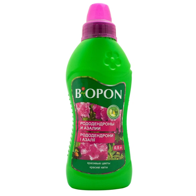 Добриво рідке для рододендронів і азалій Biopon, 500 мл - Фото 1 Добриво рідке для рододендронів і азалій Biopon, 500 мл - изображение 1