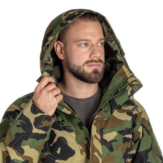 Куртка Mil-Tec Тепла Тактична Ecwcs Wet Weather Gen.II З Підкладкою Woodland XXXL - зображення 2