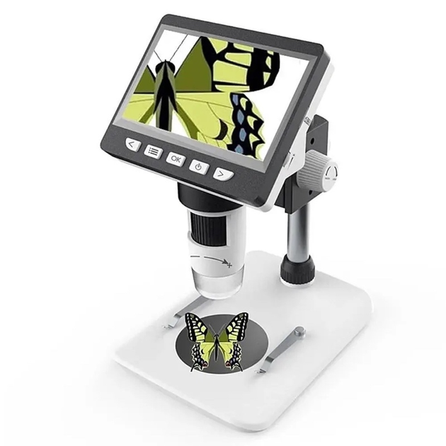Цифровой микроскоп с LCD экраном inskam-307 с 50-1000-кратным ...
