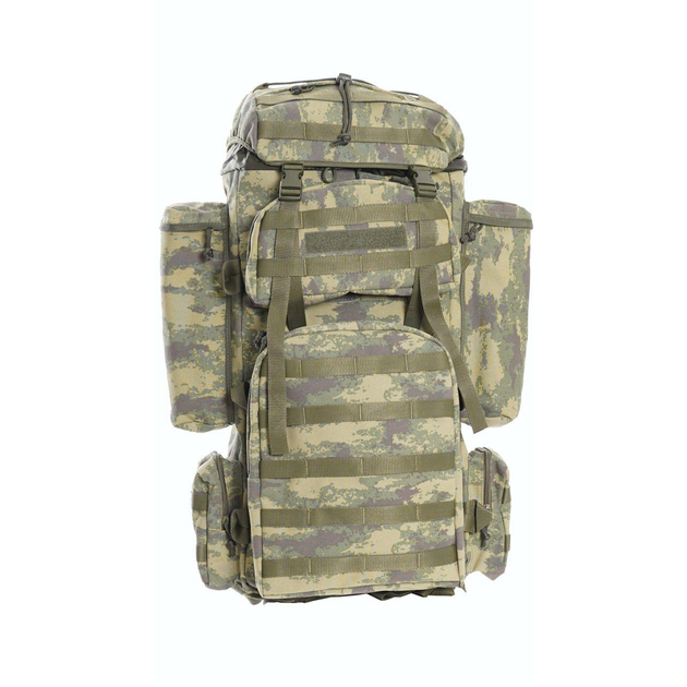 Великий тактичний водонепроникний військовий рюкзак з кордури для армії та зсу на 100+10 літрів - зображення 1