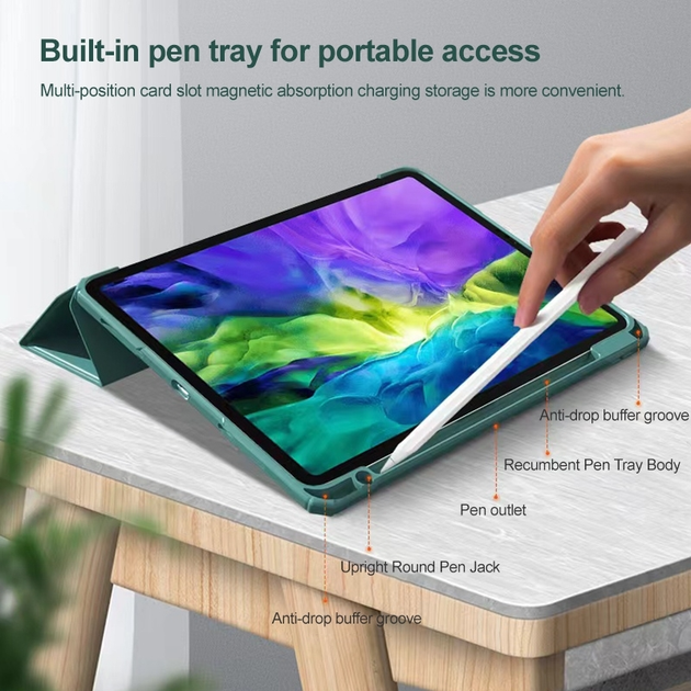 Чехол-книжка Mutural Pinyue Smart Case для Apple iPad 10.2" 2019-2021 Lavender [74650] - изображение 2