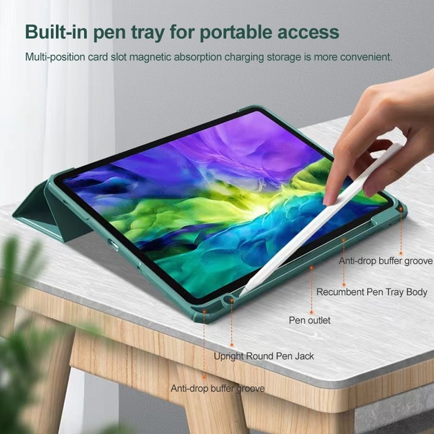 Чехол-книжка Mutural Pinyue Smart Case для Apple iPad 10.9'' 10th Gen 2022 Black [76262] - изображение 5