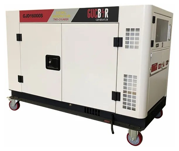 Дизельный генератор 1 фазный Gucbir GJD16000S Электрозапуск / 13.5 kWa - изображение 2