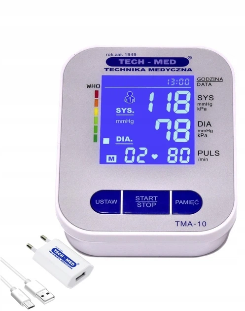 Тонометр электронный TECH-MED TMA-10 - изображение 4