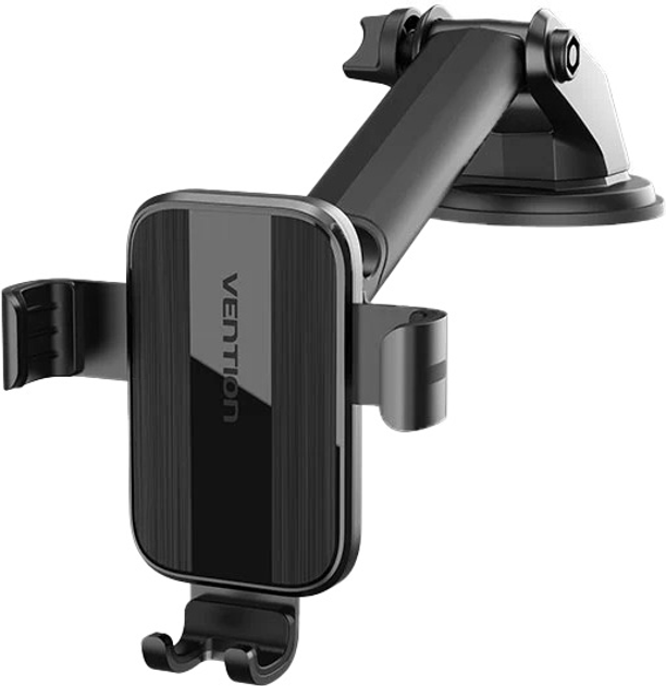 Автодержатель для телефона Vention 3х контактный, с регулировкой Black ...
