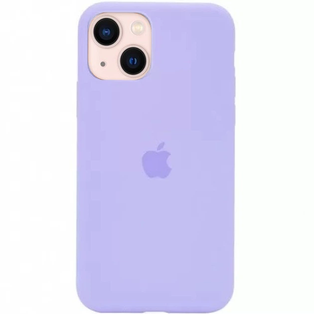 Чехол-накладка Silicone Full case для IPhone 13 Lilac (30) сиреневый - изображение 2