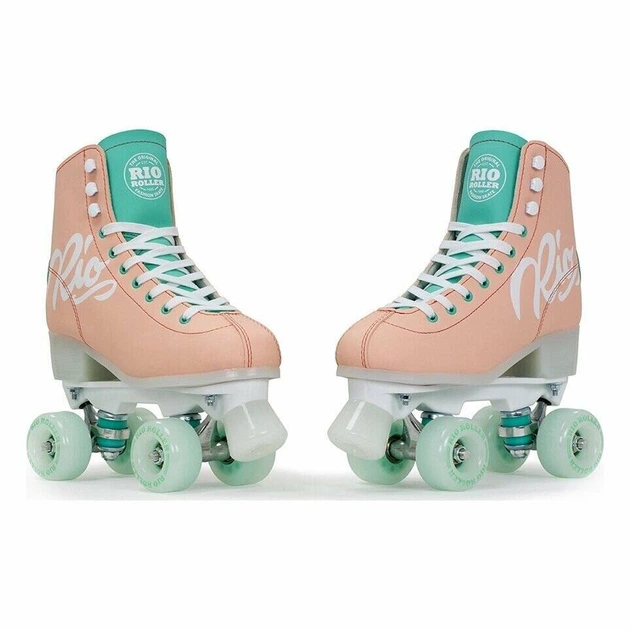 Ролики Rio Roller Script peach-green (Персиково-зелёный, 40.5) - изображение 4
