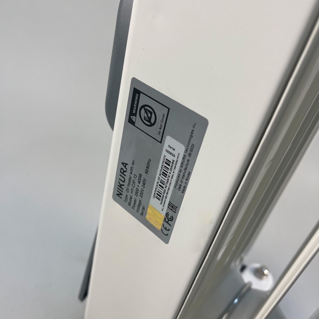 Масляный обогреватель NIKURA НY-C3F-13 2900W 13 секций, с конвекцией воздуха, белый - изображение 2