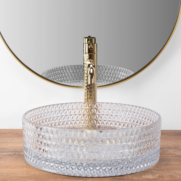 Умывальник Rea Cristal накладной transparent REA-U9670 - изображение 3