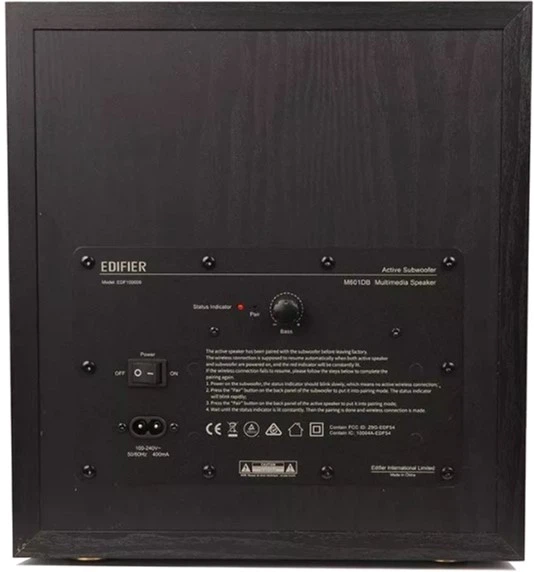 System akustyczny Edifier M601DB 2.1 110 W Bluetooth Black (M601DB black) - obraz 6