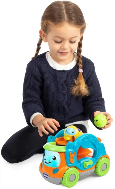 Весела електронна вантажівка Chicco Turbo Ball Rolling Truck (8058664145034) - зображення 13