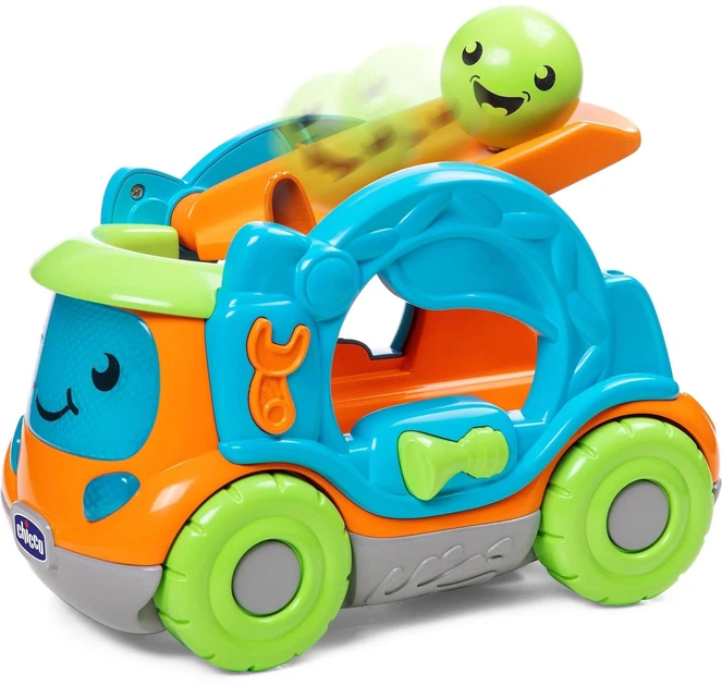 Весела електронна вантажівка Chicco Turbo Ball Rolling Truck (8058664145034) - зображення 9