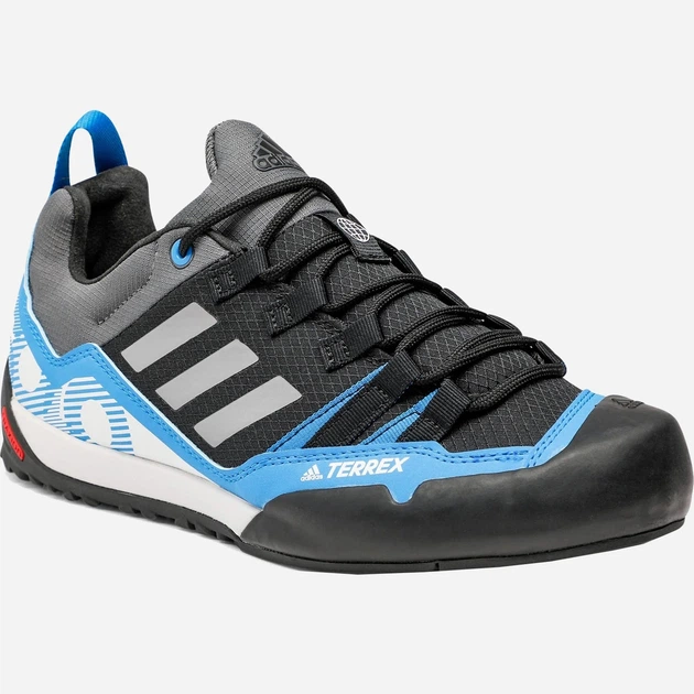 Buty turystyczne męskie adidas Terrex Swift Solo 2 S24011 41.5 (7.5UK) 26 cm Czarny/Niebieski (4064055912806) - obraz 3