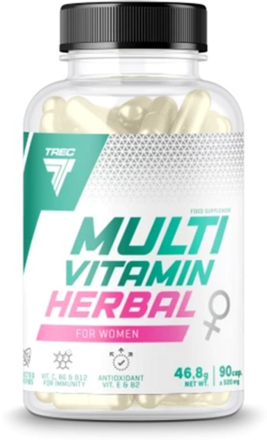 Витамины для женщин Trec Nutrition Multivitamin Herbal For Women - 90 ...