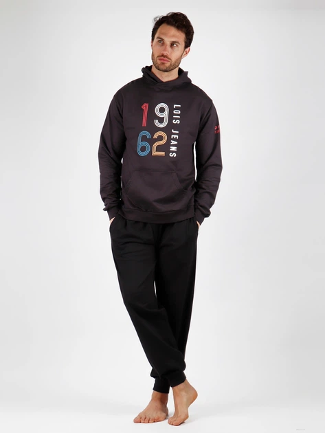 Piżama męska z długimi spodniami i długim rękawem Admas Lois 56385 M Marengo (8433623632495) - obraz 4