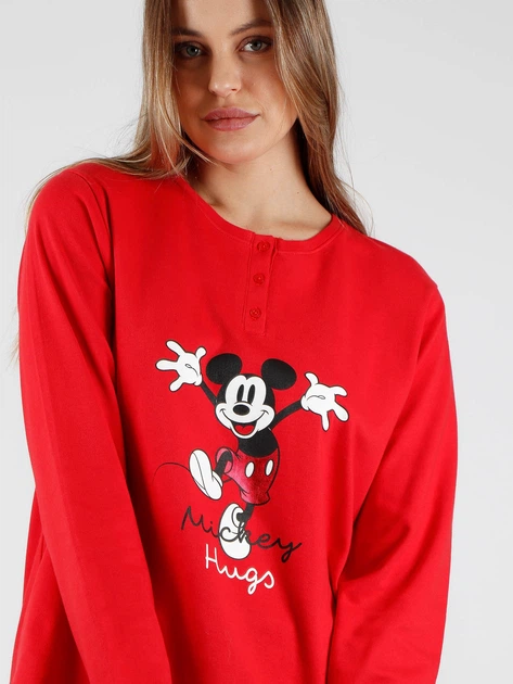 Piżama damska z długimi spodniami i długim rękawem Admas Disney 56969 M Czerwona (8433623617041) - obraz 2