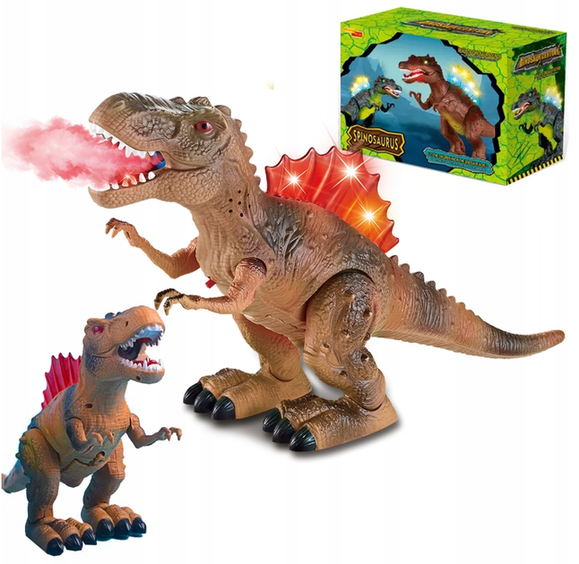Интерактивная игрушка Динозавр T-REX 21.5 х 37 см, извергает пар ...