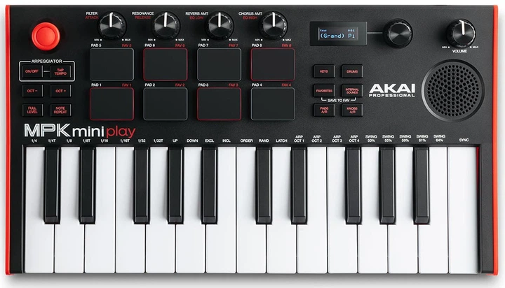 MIDI клавиатура AKAI MPK Mini Play MK3 – фото, отзывы