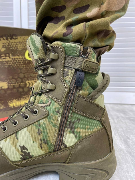 Тактические теплые военные ботинки Gepard Shock, Цвет: Камуфляж Пиксель, Размер: 44 - изображение 2