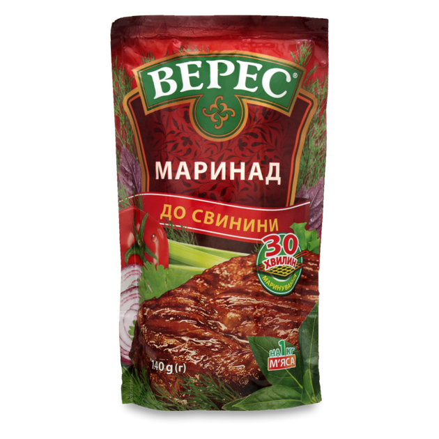 Маринад до свинини Верес 140 г - Фото 1 Маринад до свинини Верес 140 г - зображення 1