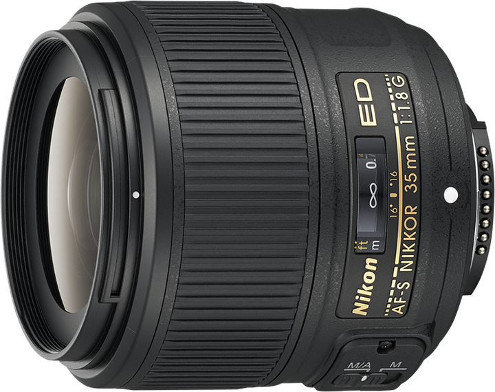 Об'єктив Nikon AF-S Nikkor 35 mm f/1.8G Ed чорний - Фото 1 Об'єктив Nikon AF-S Nikkor 35 mm f/1.8G Ed чорний - зображення 1
