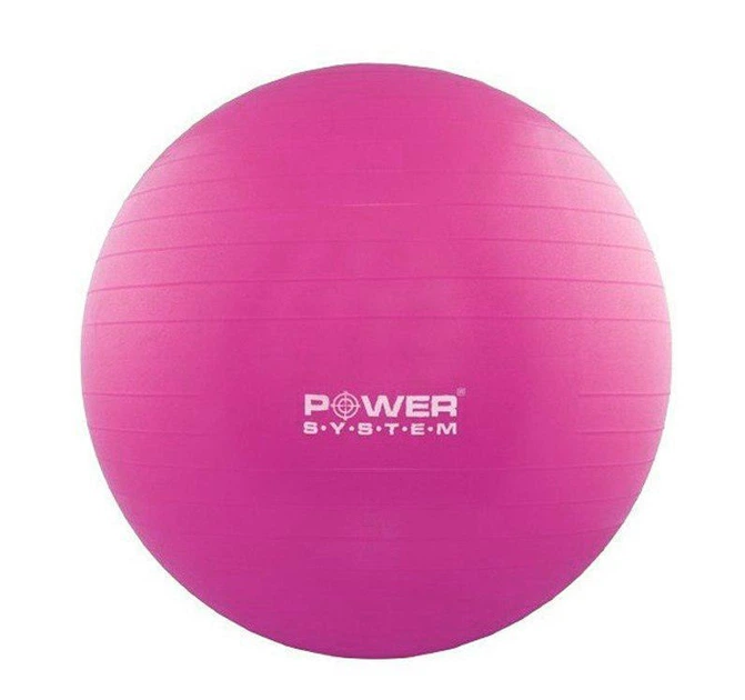 Мяч для фитнеса и гимнастики Power System PS-4013 Gymball 75 cm Pink ...