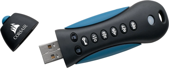 Pamięć USB Corsair Flash Padlock 3 128GB USB 3.0 Czarny (CMFPLA3B-128GB) - obraz 3