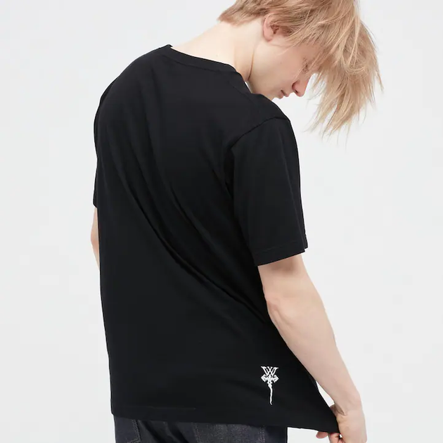 Футболка Uniqlo FINAL FANTASY ANNIVERSARY UT розмір S чорна (449089) - изображение 2