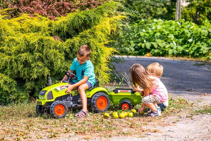 Dziecięcy traktor na pedały Falk Claas Arion z przyczepą Zielony (3016200204138) - obraz 8