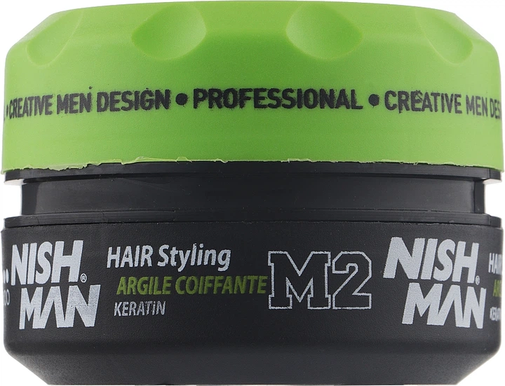 Матовая глина для укладки волос - Nishman Matte Hair Styling Clay