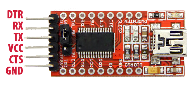 Перетворювач FT232RL USB TTL UART Arduino - зображення 3