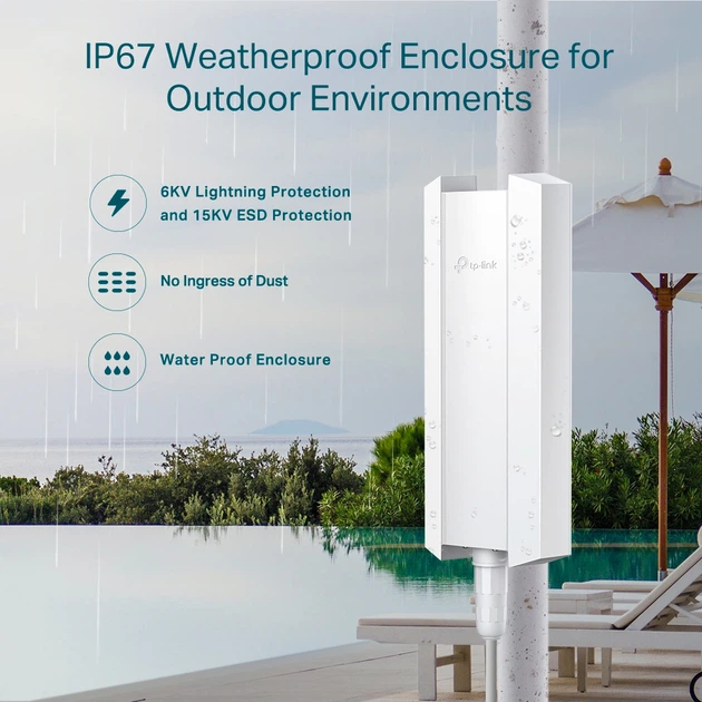 Punkt dostępu TP-LINK Omada EAP610-Outdoor WiFi 6 - obraz 9