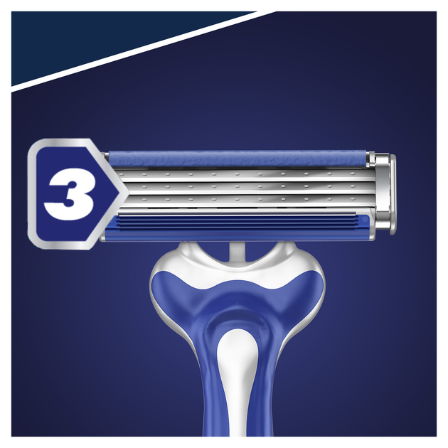 Одноразовые станки для бритья (Бритвы) мужские Gillette Blue 3 Comfort 8 шт (7702018604319) - изображение 4
