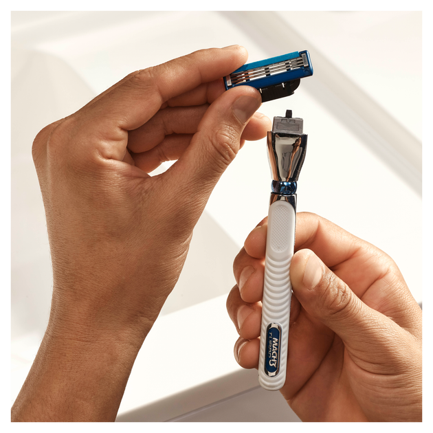 Станок для бритья мужской Gillette Mach3 Turbo c 2 сменными картриджами (7702018514229) - изображение 4