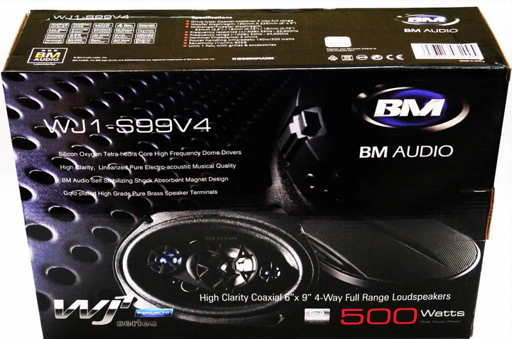 Автоакустика 6" x 9" (15 x 23 см) 500W 4-х смугові колонки овальні динаміки BOSCHMANN WJ1-S99V4 - изображение 9
