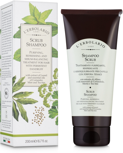 Шампунь-скраб для волос против перхоти - L'Erbolario Shampoo Scrub ...