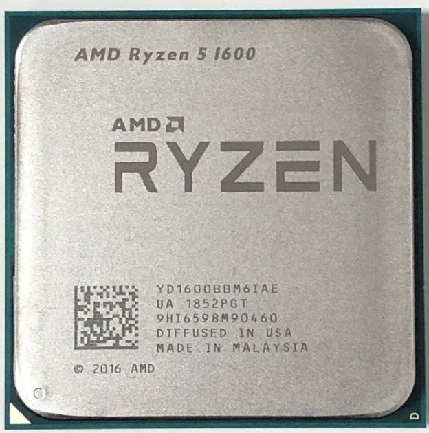 Процессор AMD Ryzen 5 1600 AE Socket AM4 (YD1600BBAE) Б/У – фото ...