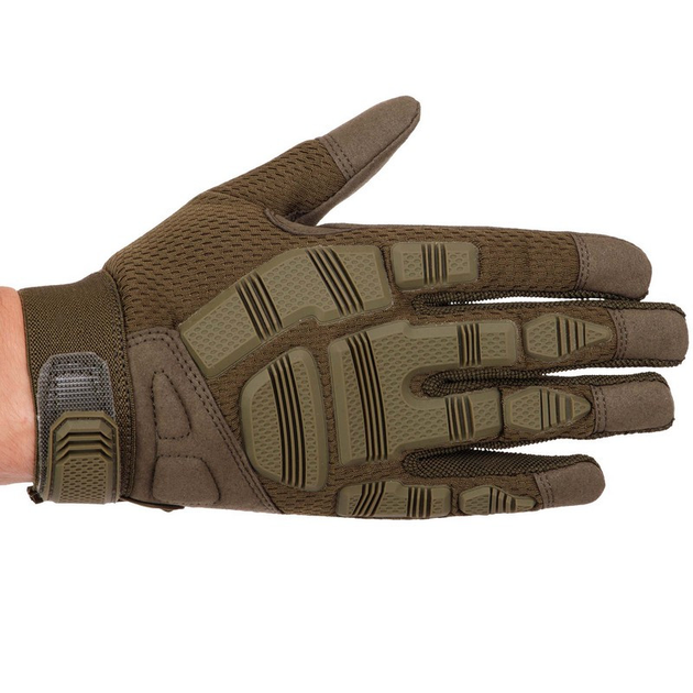 Перчатки тактические с закрытыми пальцами Zelart Action 8799 размер XL Olive - изображение 2