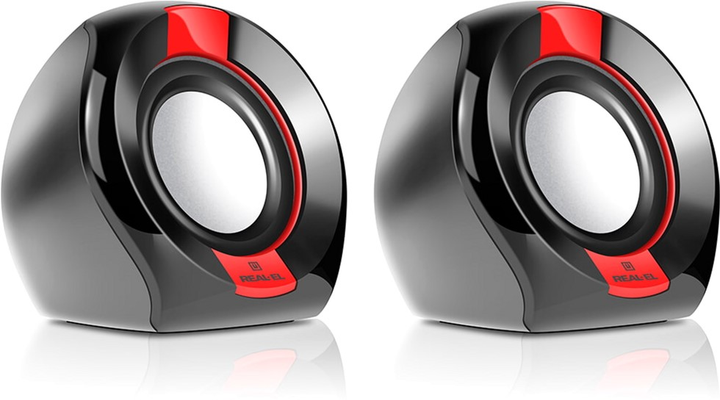 Акустична система Real-El S-50 Black-Red (EL121100008) - зображення 2