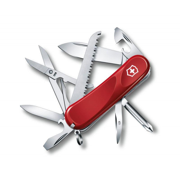 Многофункциональный складной нож Victorinox карманный 15 функций красный 85 мм. 2203430 - изображение 1