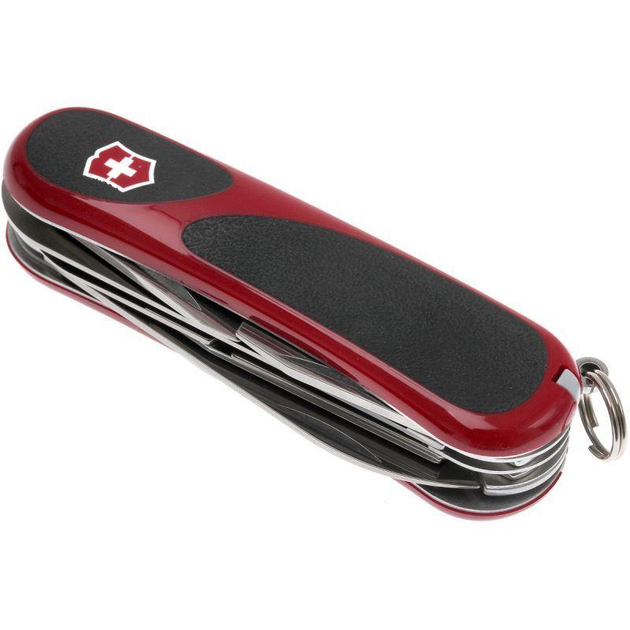 Багатофункціональний складаний ніж Victorinox кишеньковий 15 функцій червоно-чорний 85 мм. 2203424 - зображення 2