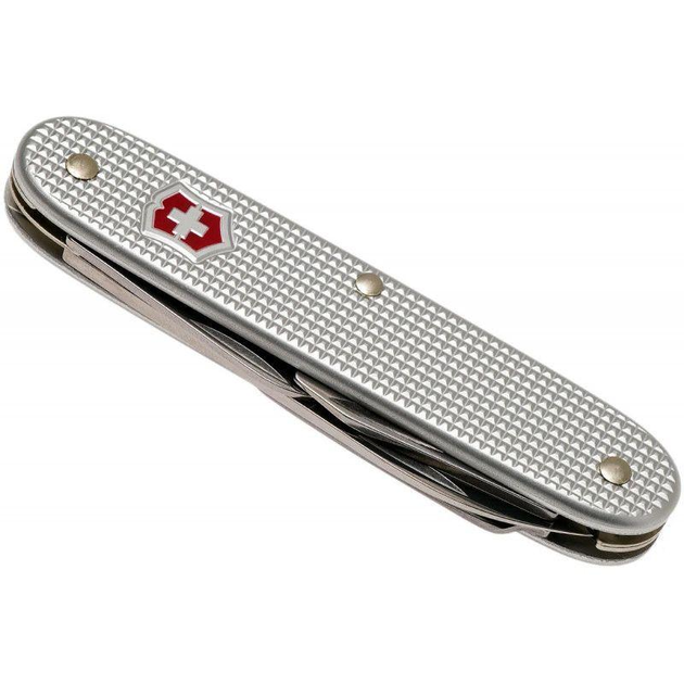 Складаний ніж Victorinox кишеньковий 7 функцій сріблястий 93 мм. 2203446 - зображення 2