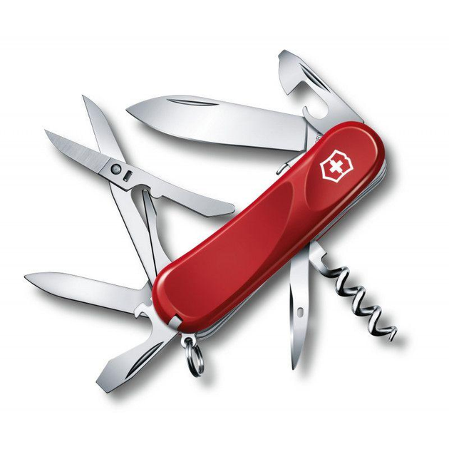 Многофункциональный складной нож Victorinox карманный 14 функций красный 85 мм. 2203434 - изображение 1