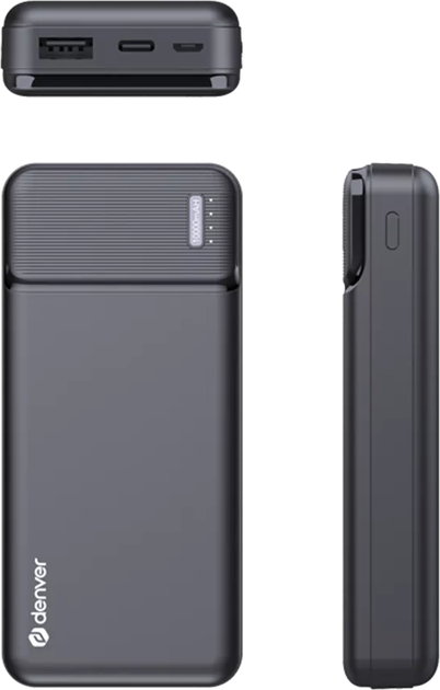 УМБ Denver PBS-10007 10000 mAh Black (5706751063602) - Фото 3 УМБ Denver PBS-10007 10000 mAh Black (5706751063602) - изображение 3