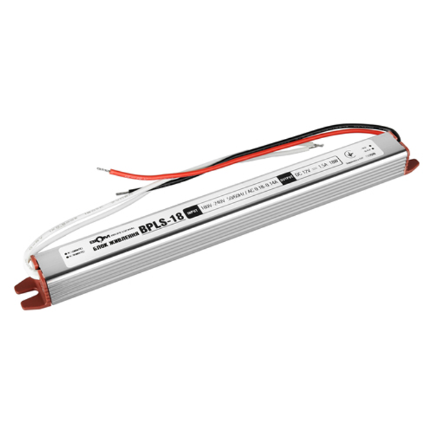 Блок питания BIOM Professional DC12 18W BPLS-18-12 1.5А stick - изображение 1
