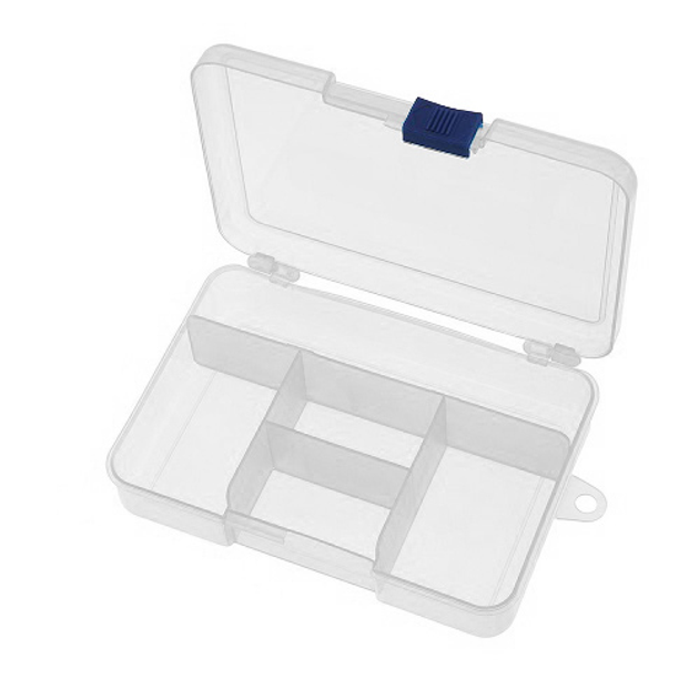 Plastic 5-Compartment Organizer Box
